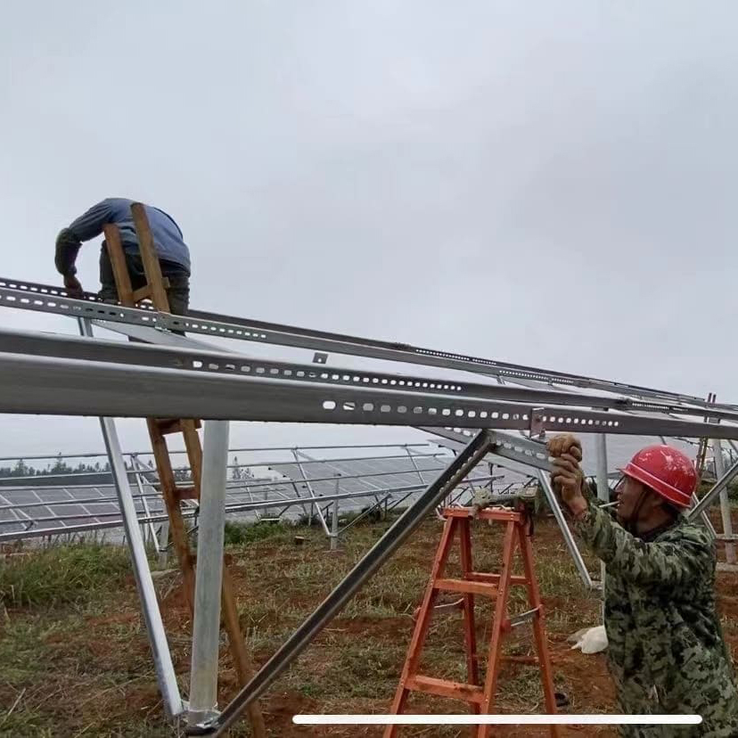 镀锌钢管用于光伏支架案例